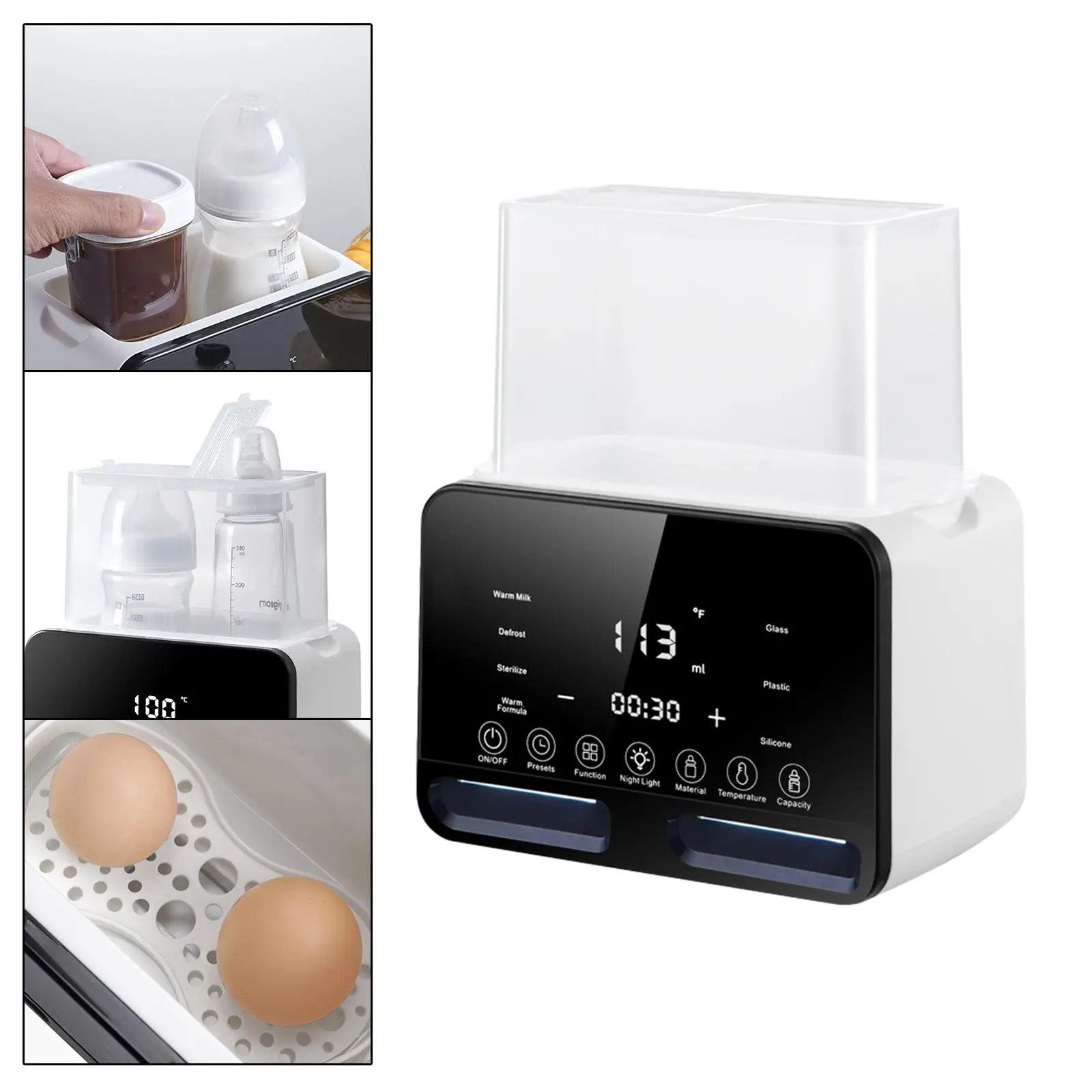 

Dual Bottle Baby Feeding Heater Travel Milk Heater Machine Food Heater 220V Baby Formula Warmer for Indoor Outdoor Car Travel