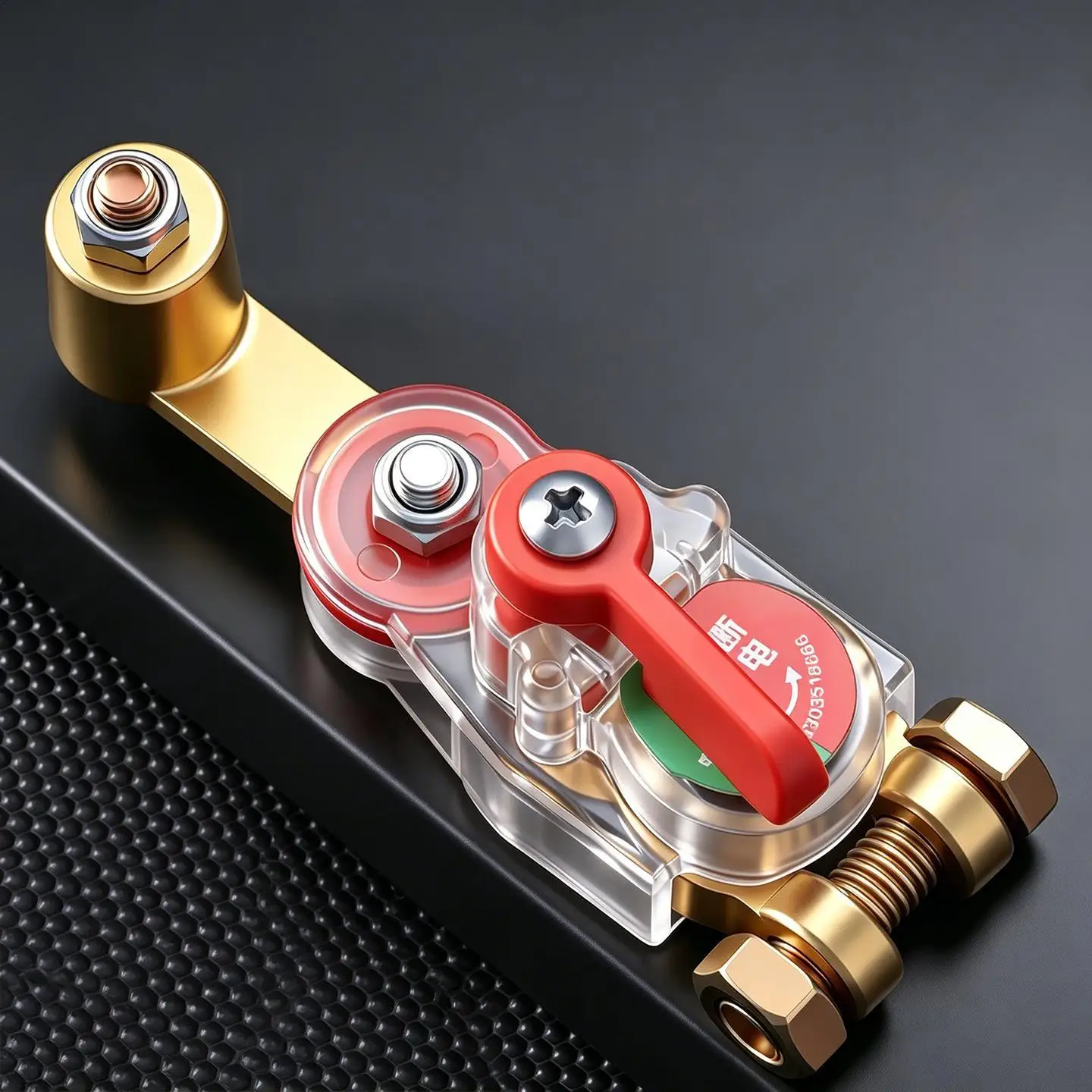 Battery Disconnect Cut Off Protector 12V 24V Master Power Shut Off Heavy Duty Copper Terminal for Car Truck RV Boat Marine