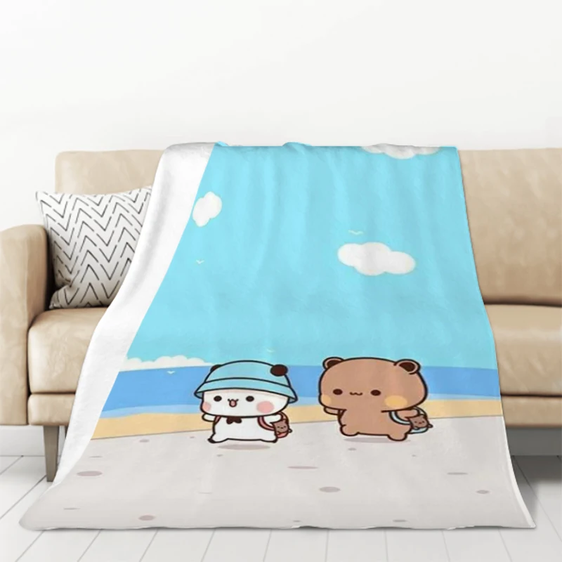 

Child Blanket Bubu and Dudu Cute Anime Double Bed Blankets for Decorative Sofa Furry Winter Warm Throw & Throws Fluffy Soft Home