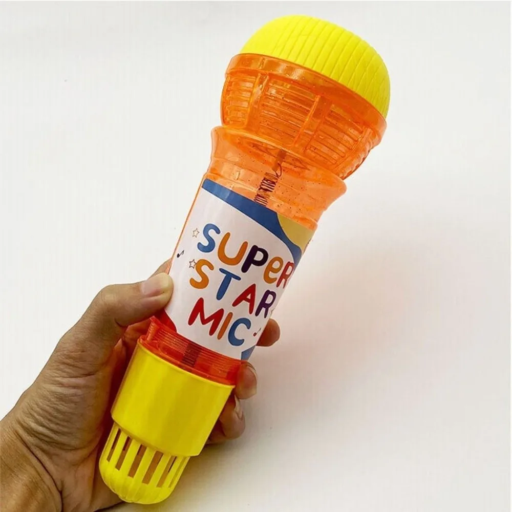 Funny 24cm Children Echo Microphone Non Electric Voice Amplifier Microphone Plastic Music Singing