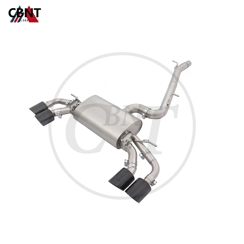 CBNT Exhaust System for VW Golf R MK8 2.0T 2019-2023 Car Accessories SS304 Valvetronic Exhaust-pipe Catback Muffler with Valve