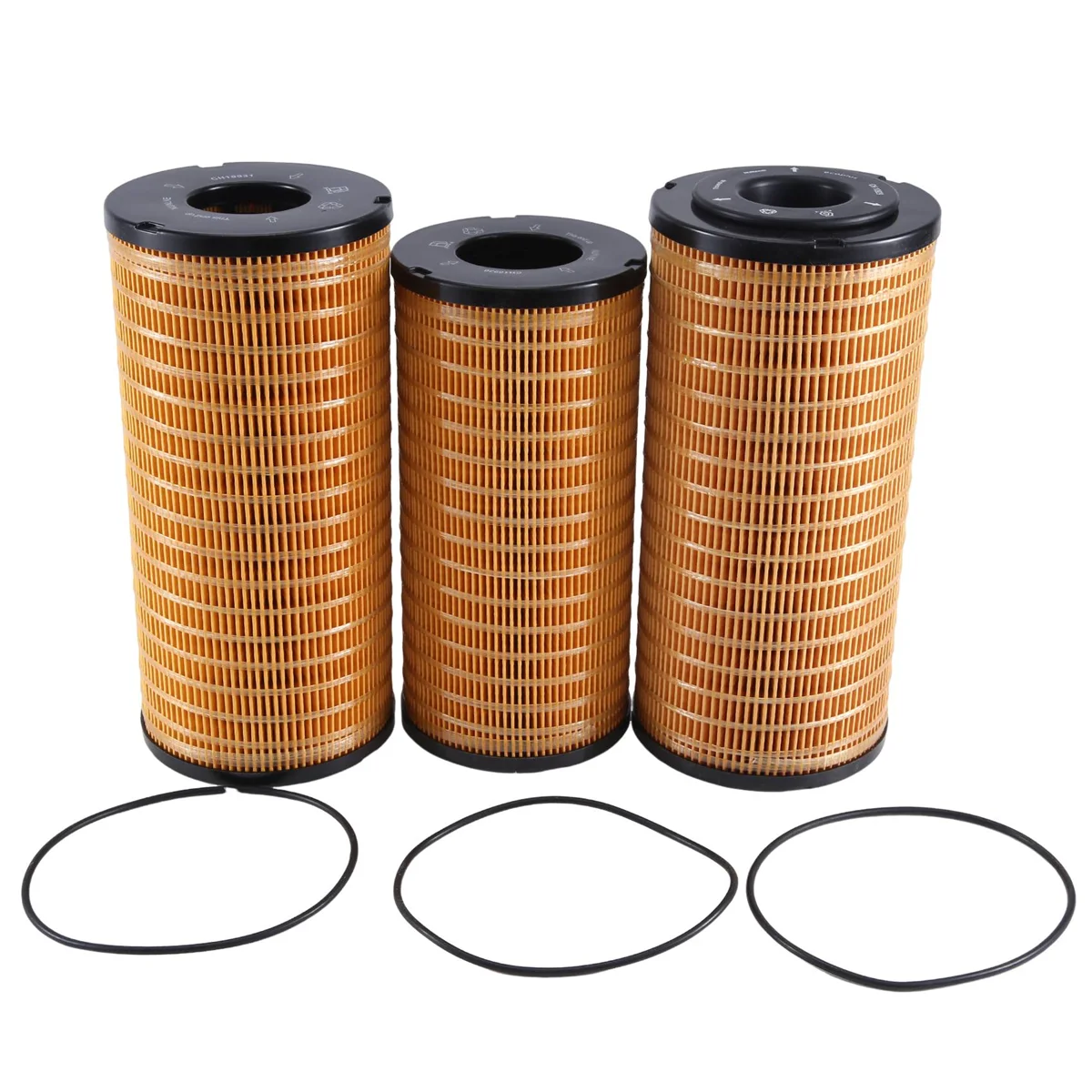 3Pcs Fuel Filter CH10929 CH10930 CH10931 Fuel Water Separator Filter Elements for MGD06, MGE06, MGL06