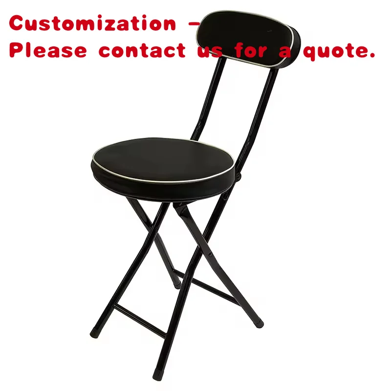 custom.Home Folding Metal Chair Student Dormitory Backrests and Sturdy Occupying an Area Portable Chairs Urination