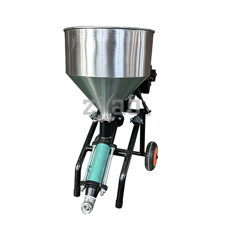 Automatic waterproof plaster coating equipment grouting sprayer with two wheel