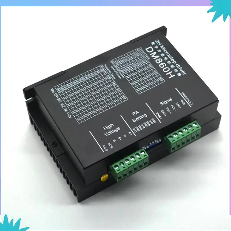 ABZW 3X Microstep Drive DM860H DSP Digital Type 57/86 Stepper Motor Driver With Fan For DMA