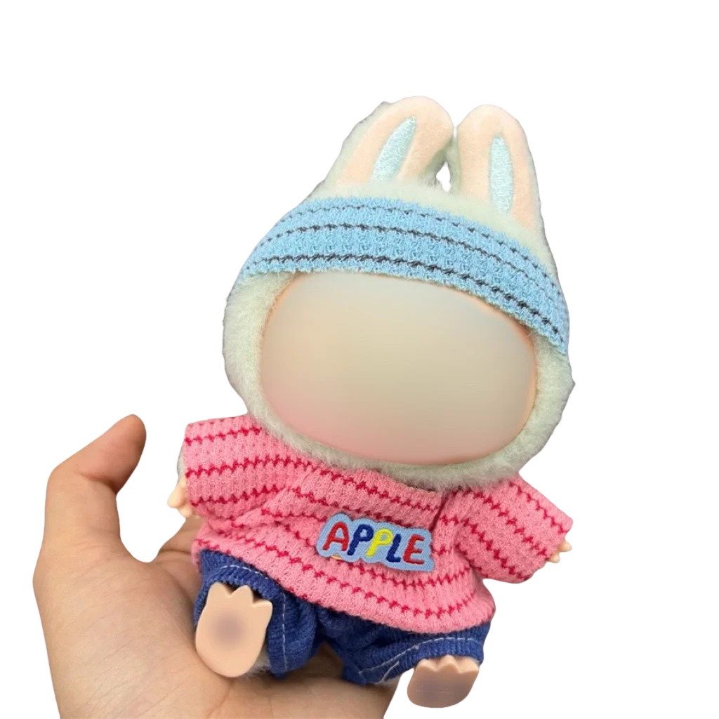 17 ซม.ตุ๊กตาแฟชั่น labubu เสื้อผ้าอุปกรณ์เสริมชุดเหมาะสําหรับเด็กน่ารักตุ๊กตาเสื้อผ้าตุ๊กตาเหมาะสําหรับแฟชั่น