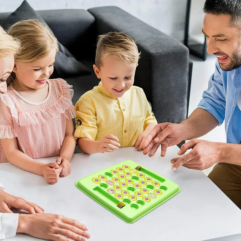 Animal Matching Board Two-Player Fliping Chess Educational Family Memorizing Board Game Toy Two-Player Memorizing Game Board For