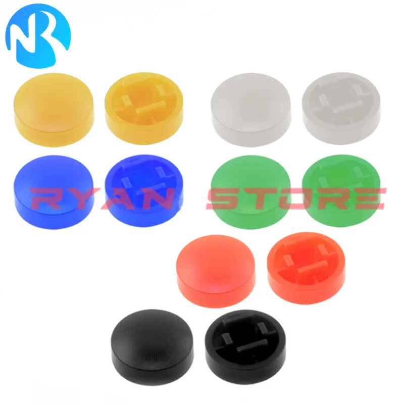 10 set B3F 4055 12*12*7.3MM interruttori tattili interruttore tattile a pulsante + A25 cappello a colori Tact Touch Micro interruttore Cap muslimah