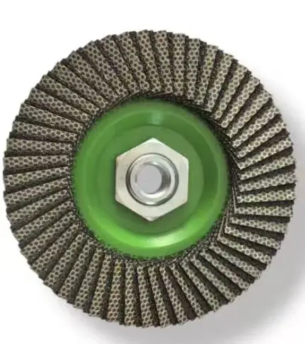 Electroplated Diamond Louver Angle Grinder Hundred Page Wheel Ceramic Glass Stone Diamond Grinding Wheel Polishing And Grinding