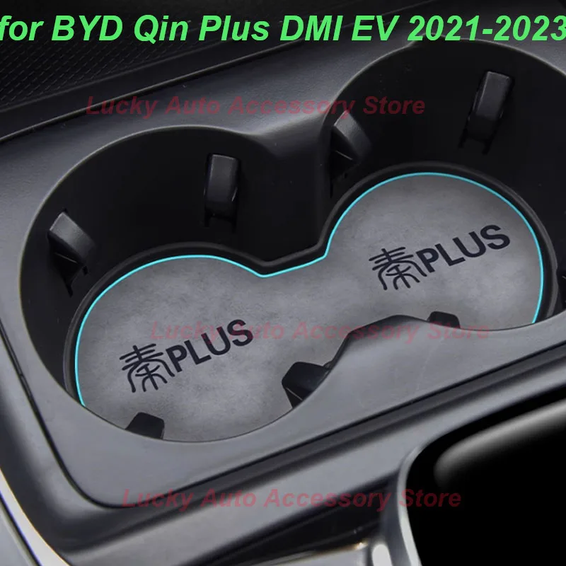 

Car Cup Mats Door Slot Pads for BYD Qin Plus DMI EV 2021-2023 Decorative Anti-Slip Mat Dustproof Cover Interior Accessories