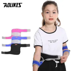 AOLIKES 1 Pair Children Eblow Support Kids Protection Anti-drop Sport Safety Pad Elbow Protector for Cycling Football