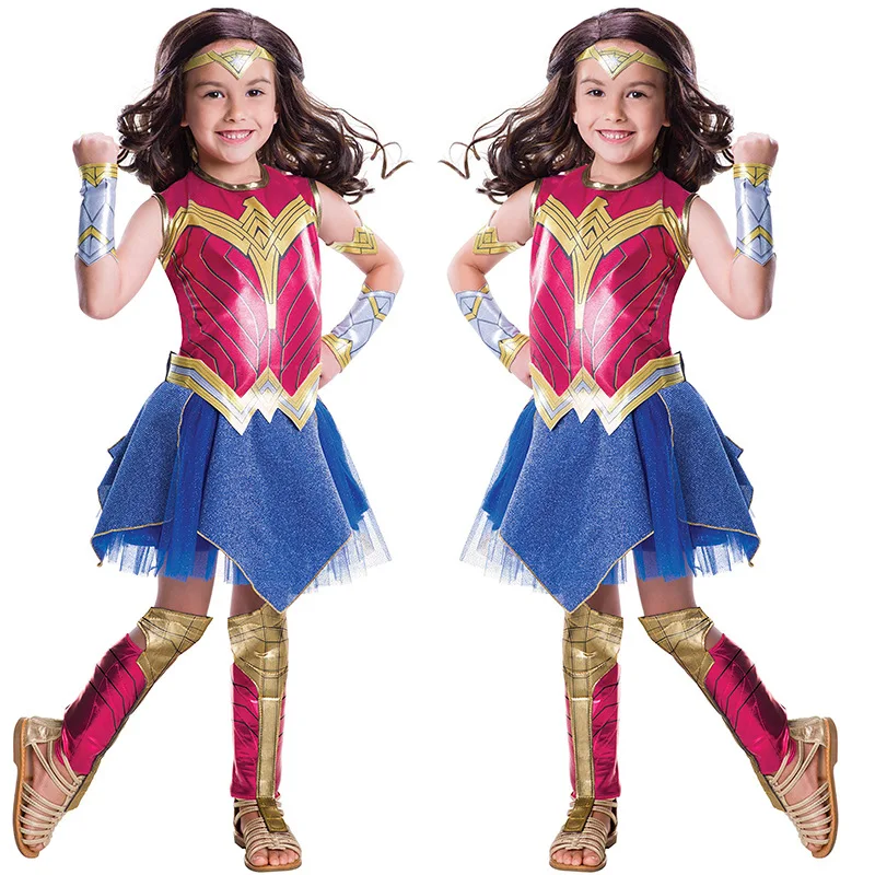 

Anime Deluxe Child Dawn of Justice Wonder Girl Superhero Halloween Cosplay Fancy Dress Costume Cosplay Costumes