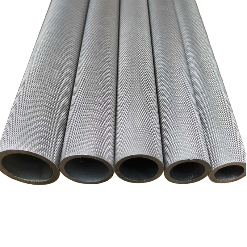 304 مواسير الفولاذ المقاوم للصدأ مخرش anilox الأسطوانة أنابيب الصلب الماس مربع تنقش قضيب عدم الانزلاق جوفاء OD 25 26 27 28 30 32 34 مللي متر