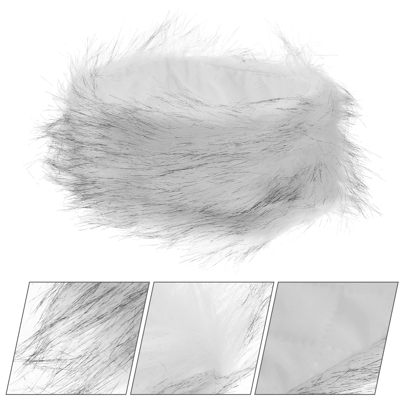 Artificial Fur Headband Faux Fur Headband Decorative Warm Headband Ear Protection Headband For Women Kids Ski Men Outdoor Winter