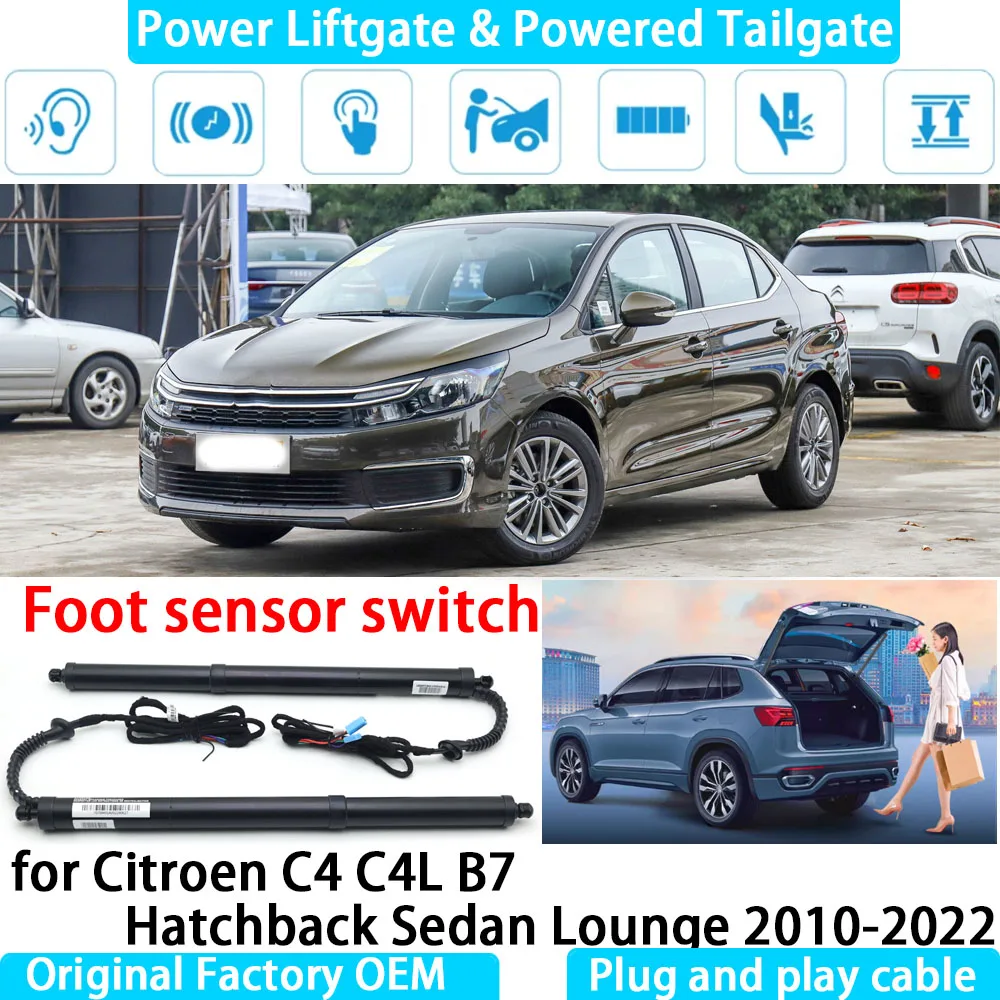 

for Citroen C4 C4L B7 Hatchback Sedan Lounge Automatic Electric Power Liftgate Powered Tailgate Strut Tail Gate Lift System