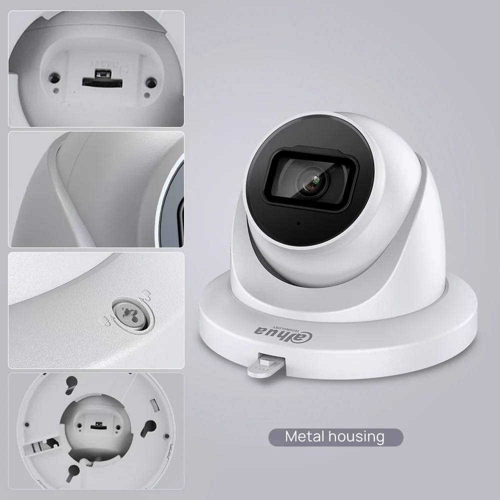 Dahua 4MP IR Fixed Focal Security Protection WizSense Network Eyeball Home Surveillance Camera IPC-HDW2441TM-S Built in MIC New