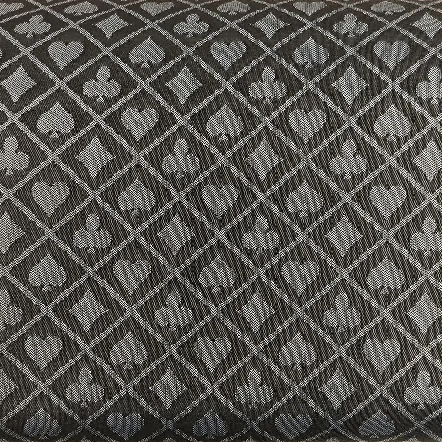 

Cloth Poker Table Fabric 108X60 Inch Section of Suited Casino Card Game Table Felt Top Cover Gray