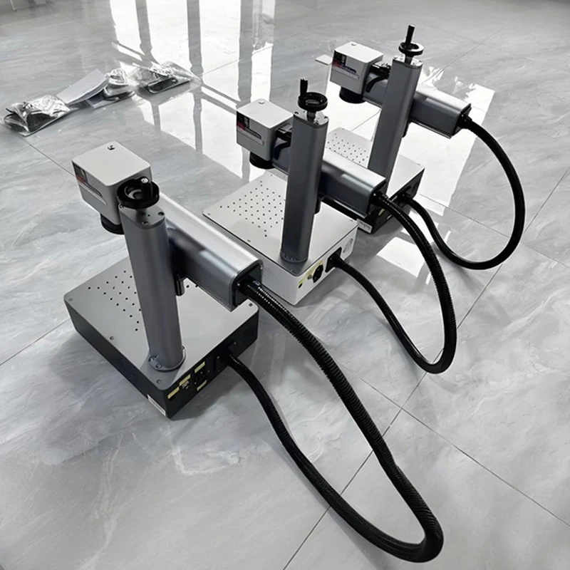 Light Weight 20W 30W Mini Portable Fiber Laser Marking Machine Laser Engraving Price for Metal Plastic Pen Gold Silver Jewelry