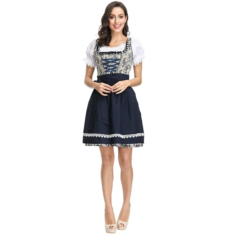 Traditionele Dirndl Bier Meisje Kostuum Duits Bavarian Oktoberfest Jurk Vrouwen Feestjurk