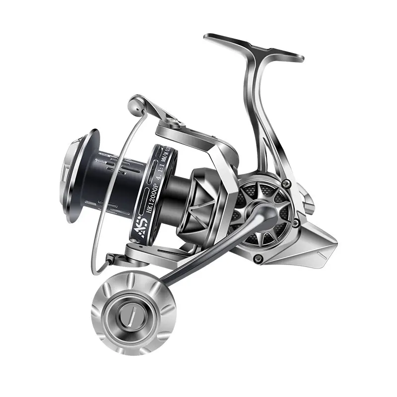 Full Metal Saltwater Surfcasting Reel 12000, Fishing Spinning Reel Rod drive 8000, Sea Fishing Badge, Carping Fishing Gear