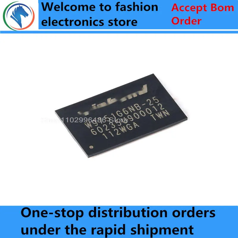 

2-5Pcs 100% New W9751G6NB-25 VFBGA84 W9725G6KB-25 BGA84 W632GU6NB-11 VFBGA96 Brand new original chips ic