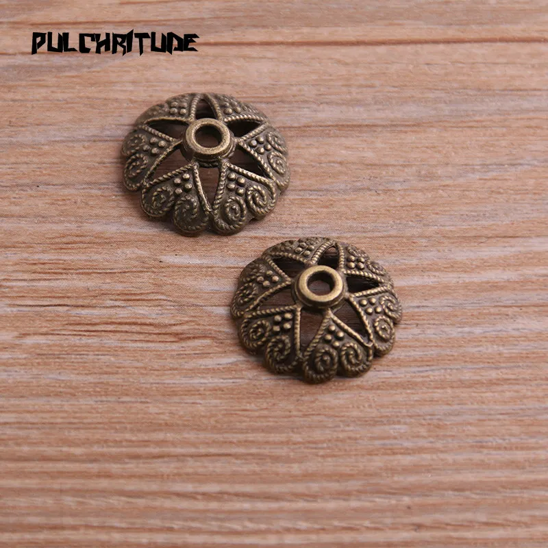 16pcs 6*14*14mm Two Color Receptacle Hollow Pentagram DIY Spaced Jewelry Accessories Charms For Jewelry Making