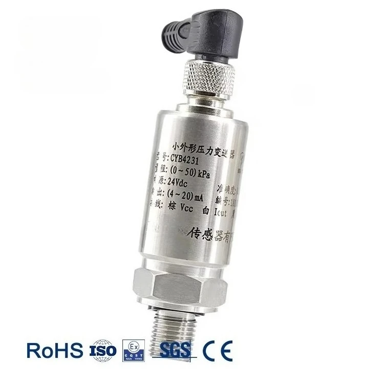 Universal Pressure Transmitter & Water Pressure Sensor 4-20mA IP65/IP68 Customizable Accuracy 0.1-0.5