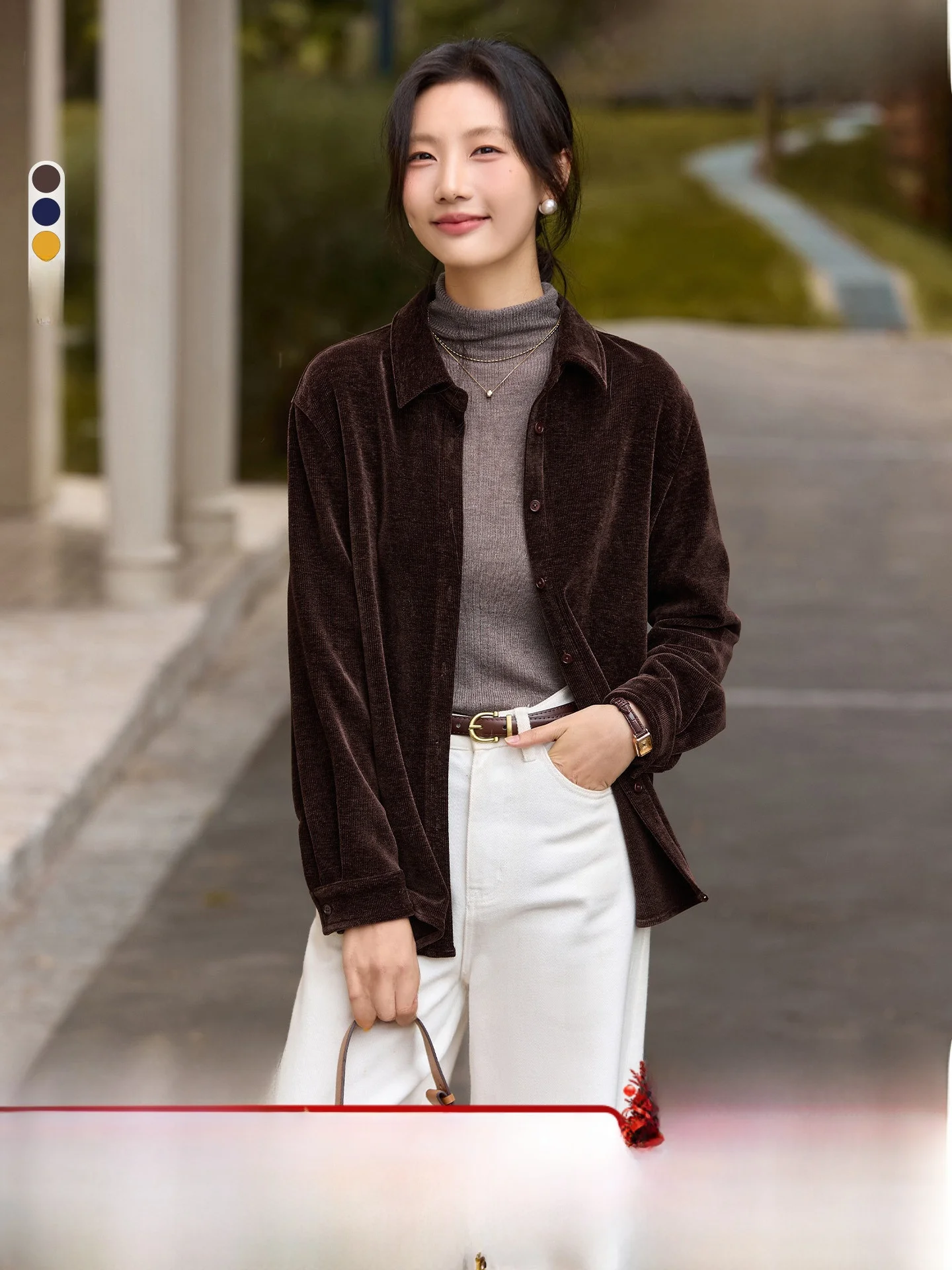 

Ретро-пальто из шенилла для женщин, зимнее, свободного кроя, многослойное, теплое, с длинными рукавами, однотонное, на пуговицах спереди