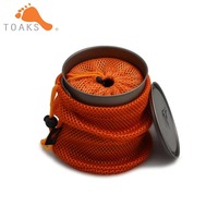 TOAKS Titanium 750ml Pot and 450ml Cup (Ultralight Version) Set Titanium Outdoor Tableware Camping Mug Pot