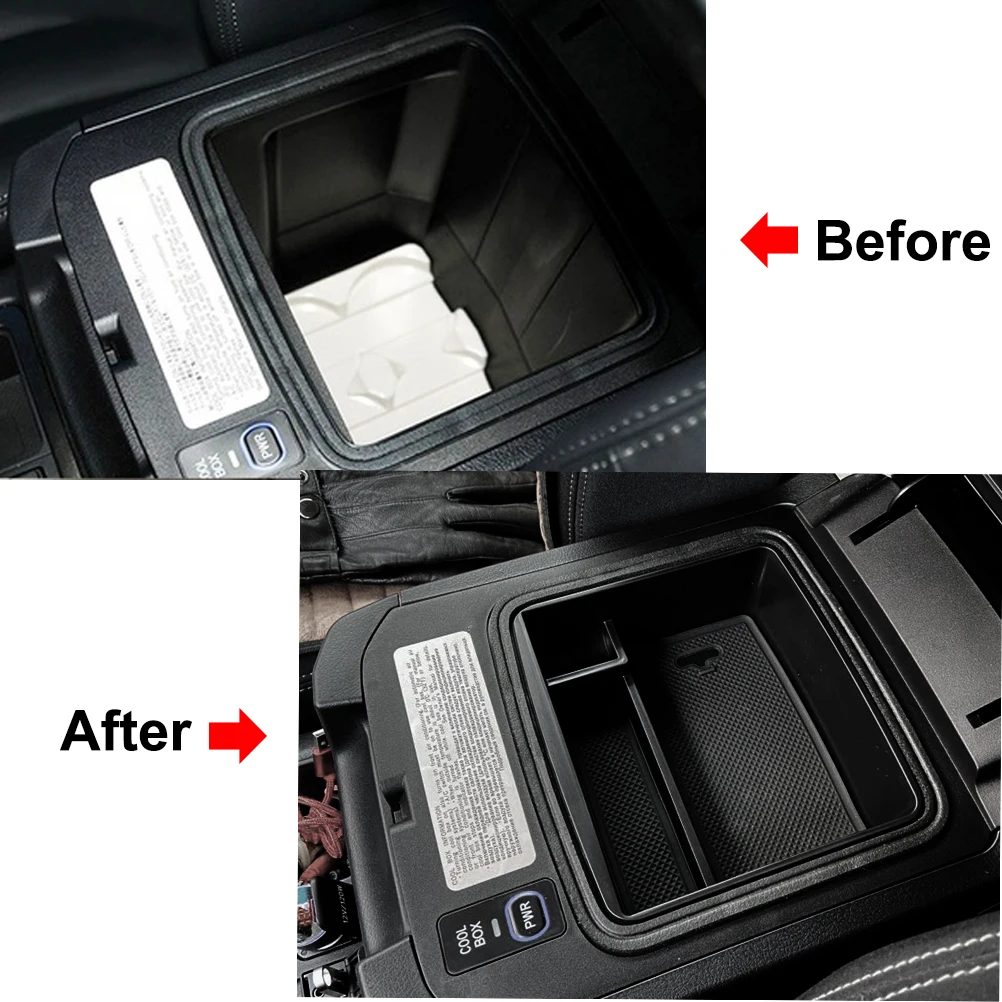 Car Armrest Storage Box Center Console Tray Pallet For Toyota Land Cruiser Prado J120 J150 Lexus GX470 2004-2019 2020 2021 - Image 3