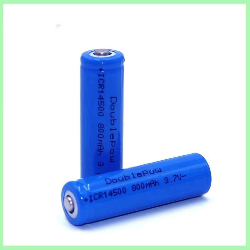 14500 3.7V 800mAh Li-ion Rechargeable Battery for LED Solar Light Flashlight Toys Digital Camera