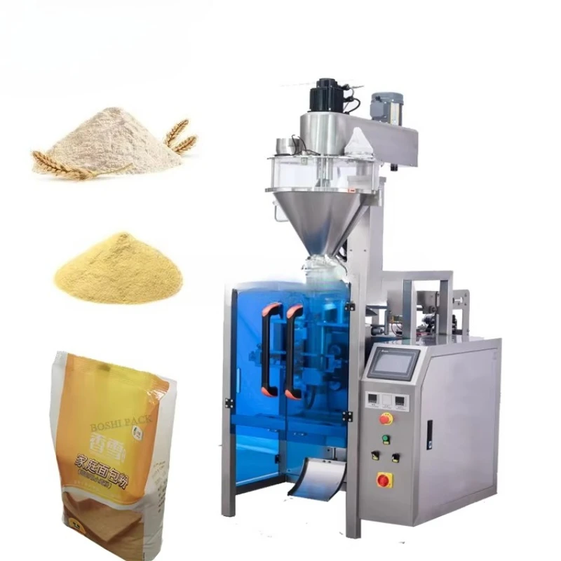 Multifunctional automatic whole wheat flour bagging machine Chinese flour basil powder packaging machine