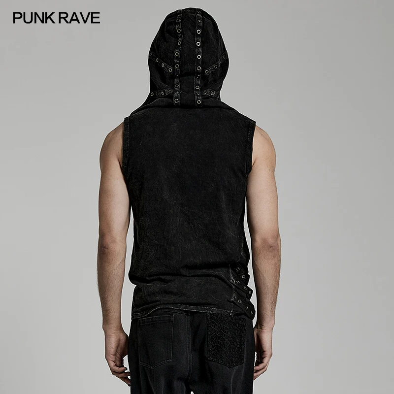 Punk Rave hooded vest WT770