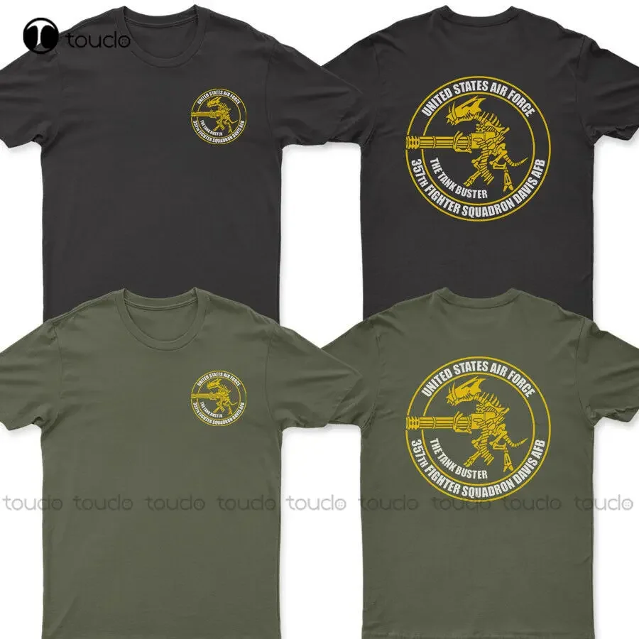 New Usaf United States Air Force Warthog A-10 Squadron T - Shirt Mens White Tshirt Cotton Tee Shirts S-5Xl