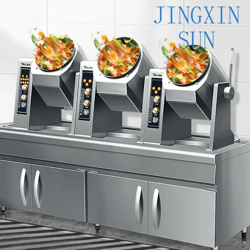 Household 220v Automatic Frying Machine Full Intelligent Robot 2022 New Type Frying Pan, Frying Rice, Dining Room, Large Drum Fr