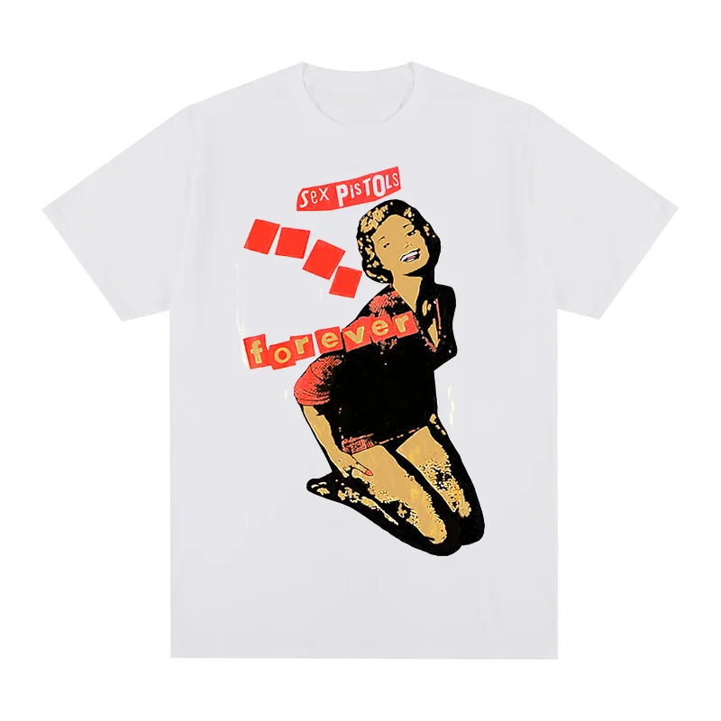 Sex Pistols Vintage T-shirt Sid Vicious Punk Rare Rock Band 90s Cotton Men T shirt New Tee Tshirt Womens Tops