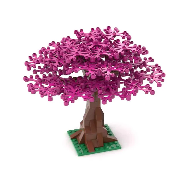 Enlighten Baustein City Lift the Cherry Avenue Road Tree Lernsteine Spielzeugjunge Geschenk – Keine Box