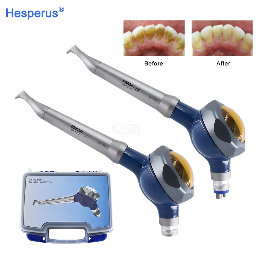 360 Degree Rotate Dental PREVEN Air Flow Polishing Prophy Jet Mate Nozzle System Polisher Handpiece Intra Oral with Water Spray