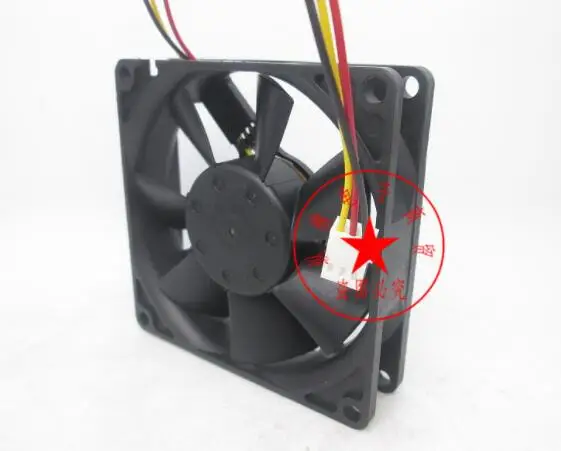 NMB 3108NL-04W-B19 P00 DC 12V 0.12A 80x80x20mm 3-Wire Server Cooling Fan