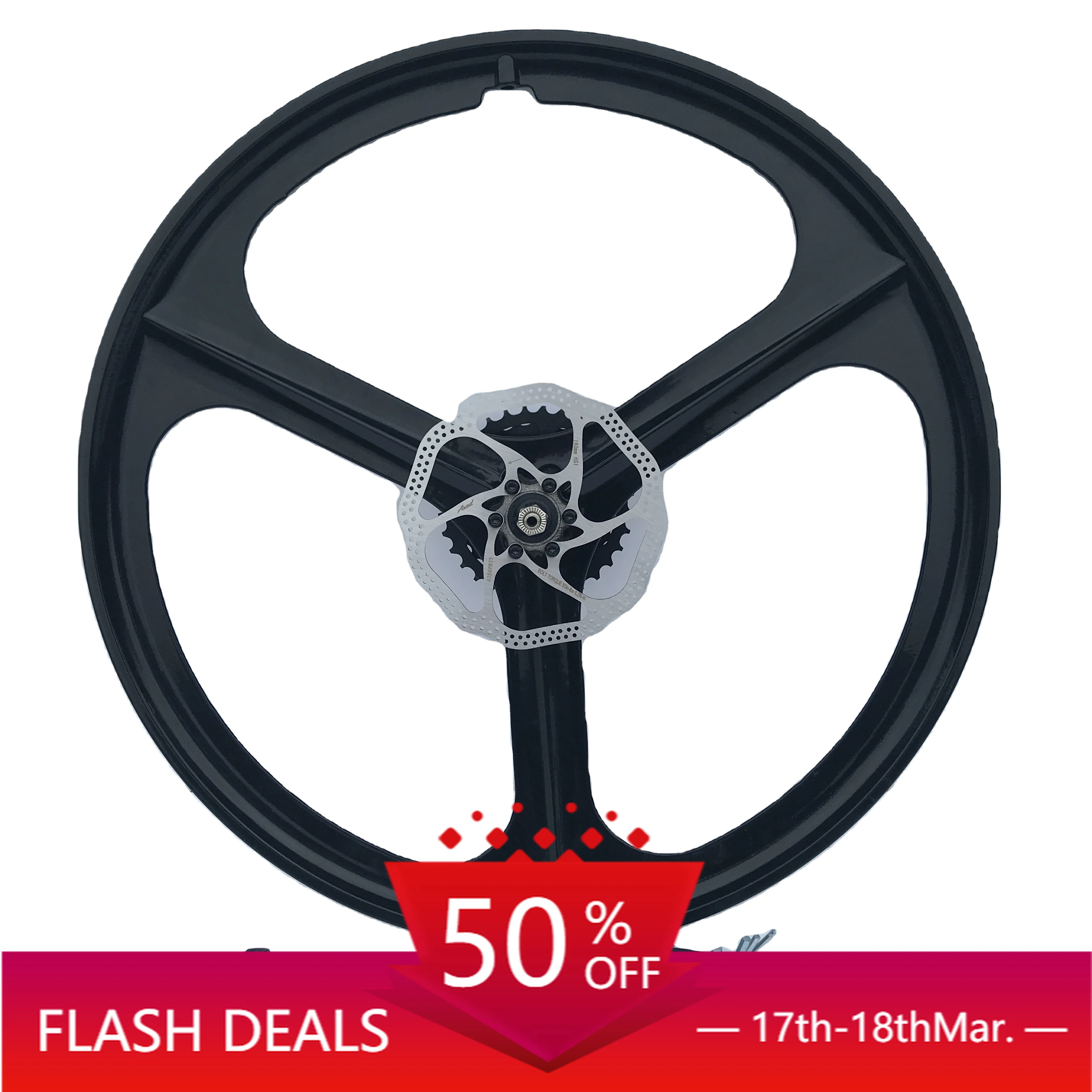 STLF 26Inch Bike Wheelset 3 Spoke Bicycle Rims Magnesium Alloy Bicycle Wheel