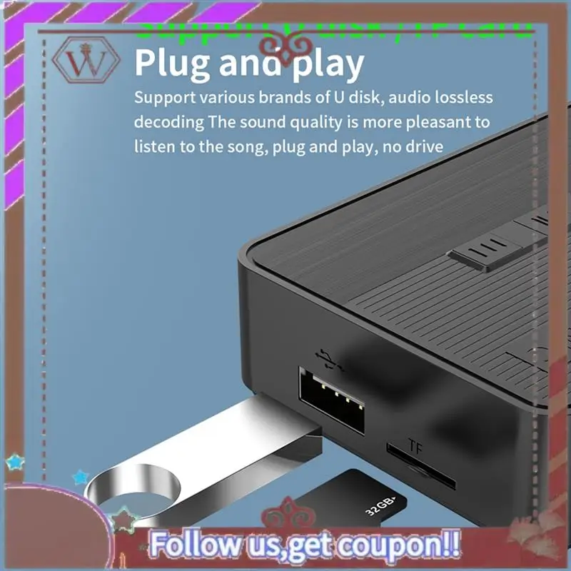 ABBG-Bluetooth 5.3 Receive Transmitter Adapter HIFI Sound Quality NFC Remote Control Stereo AUX Coaxial Fiber Optic Adapter