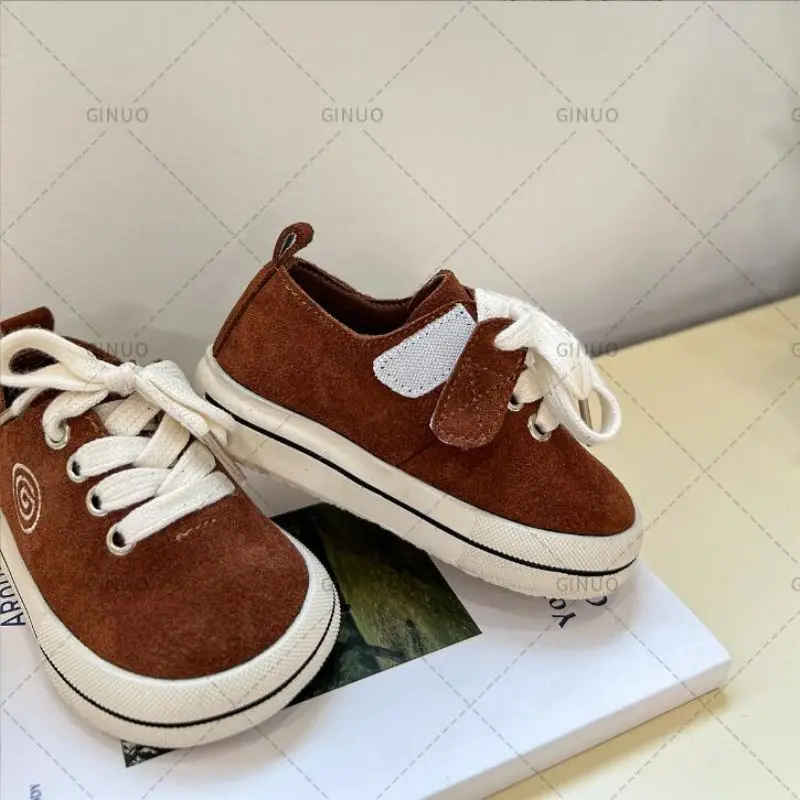 Children Canvas Shoe Korean Edition Biscuit Shoe Casual Sneaker for Boy Kid Shoe for Girl Versatile Soft Sole Board Shoe Zapatos