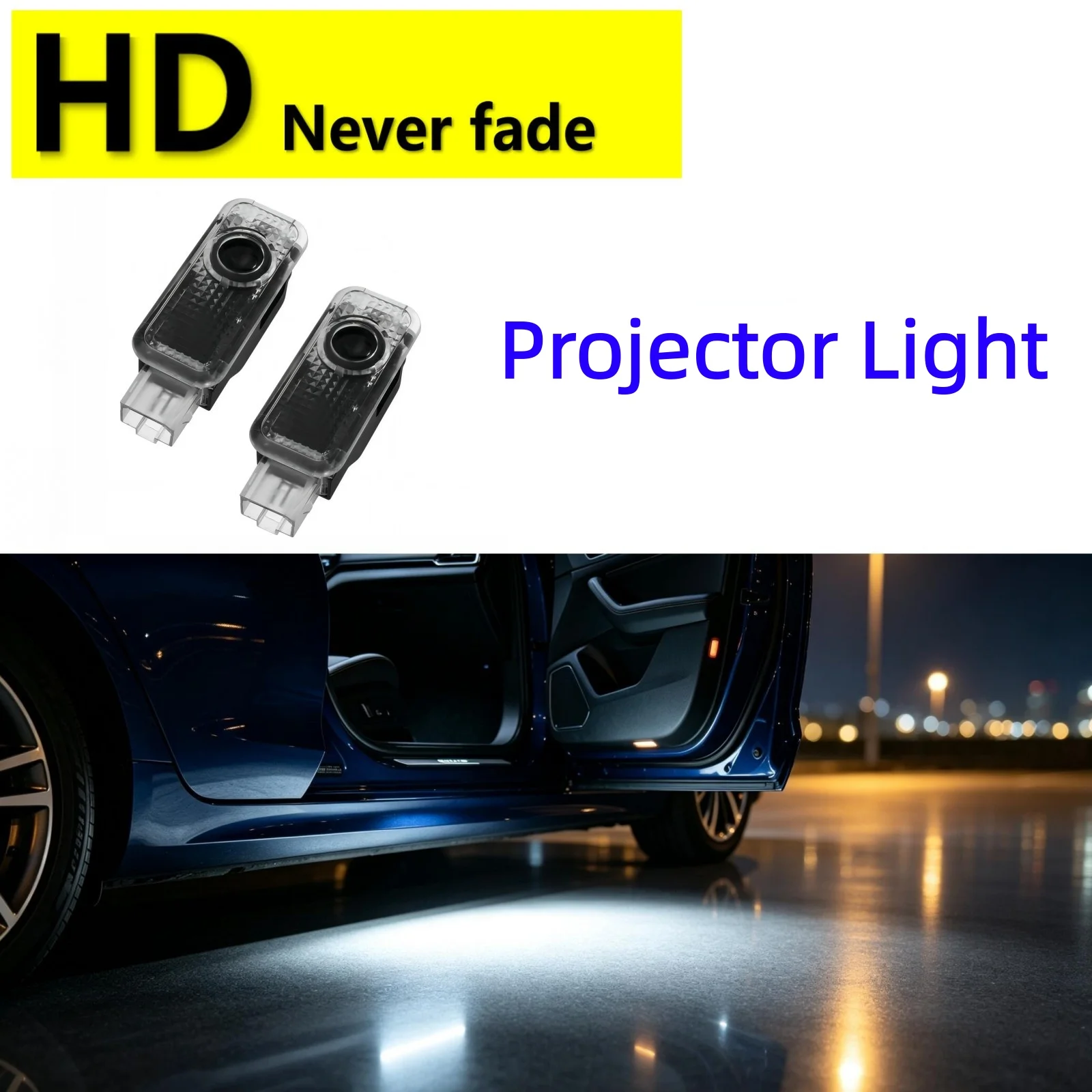 HD Car Door Welcome Light Led Projector Lamp For Audi SLINE QUTTRO A3 A4 B8 8P 8V A6 C7 A5 Q5 B7 B6 B9 RS SQ5 Q3 Q7 S3 S4 S5 Q5