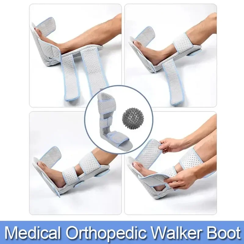 Medical Rehabilitation Foot Support Plantar Fascia Splint Support Ankle Sprain Fracture Fixation Achilles Adjustable Orthopedic