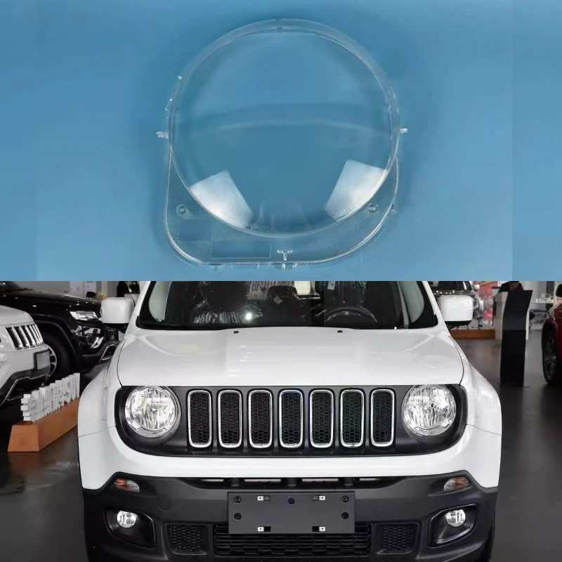 

Прозрачная накладка на фару для Jeep Renegade 2016-2021, замена оригинального абажура из плексигласа