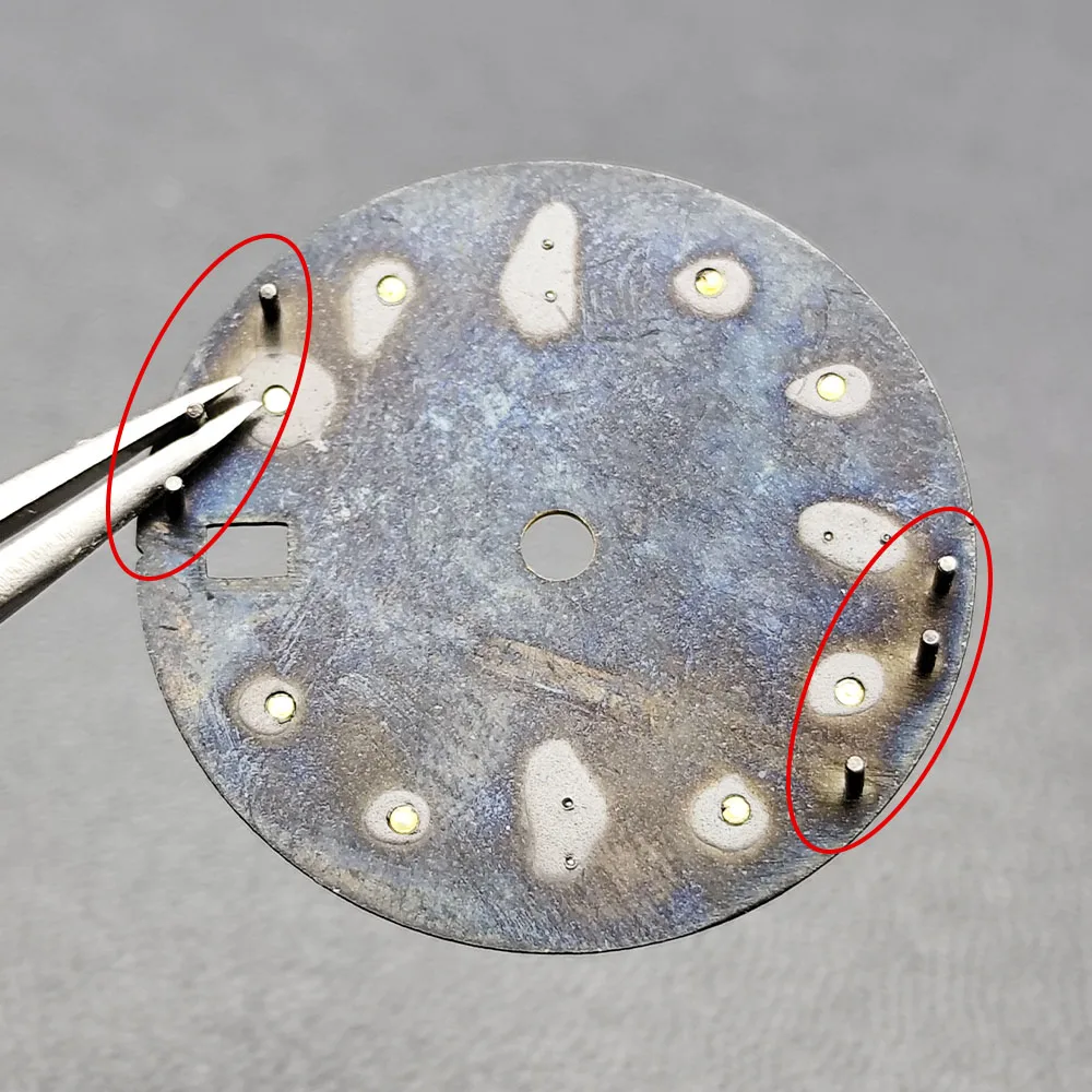 28.5mm Diameter GMT Single Calendar Watch Dial Modified Dials for NH34 NH35 Movement Accessories Watch Parts personalization