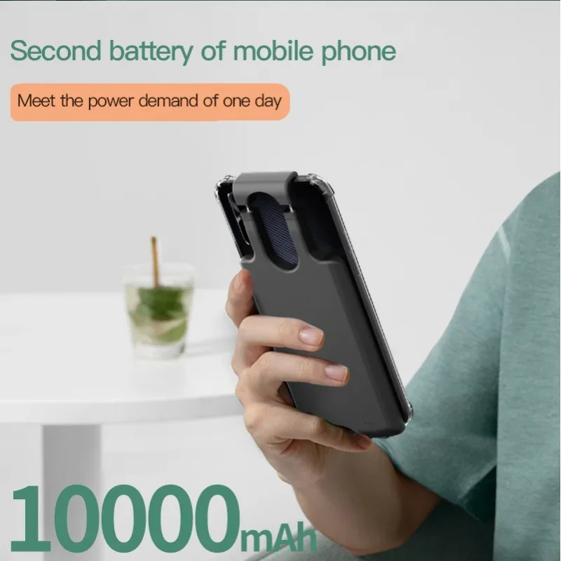 10000mAh Battery Charger Case Power Bank External Spare Battery For Samsung Huawei magnetic power bank Type C All Mobile Phone