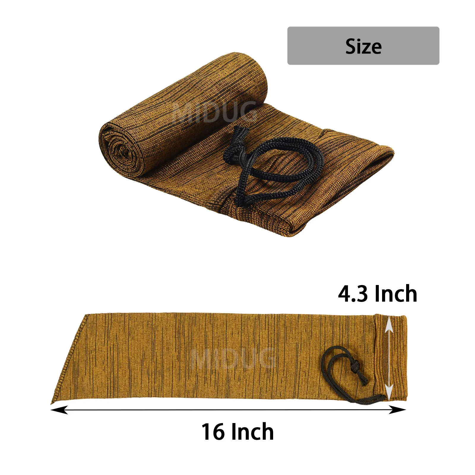 16 "X 4" Siliconen Behandelde Pistool Sokken Tactische Pistool Pistool Bescherming Dekking Voor Jacht Schieten Anti-Roest Vochtbestendig