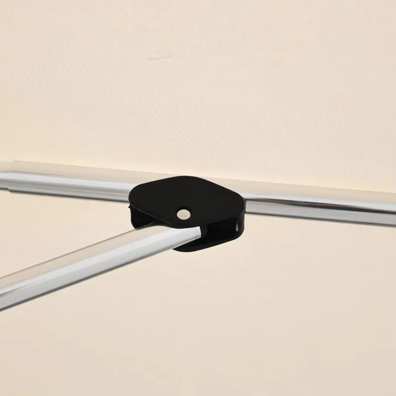 3M Waterproof Outdoor Parasol Aluminum Gas Assisted Cantilever Umbrella