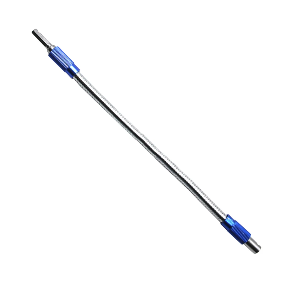Flexible Drill Hose Drill Bit Extension 300mm Long Electric Drills Compatible Hexagonal Head High Precision Metal Material
